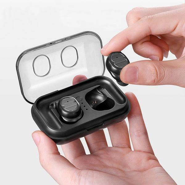 Mini True Wireless Earbuds TWS Touch Control Bluetooth 5.0 Headphone In-Ear Headphones - Tophatter Daily Deals